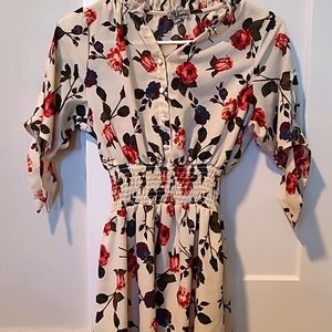 J for Justify floral dress